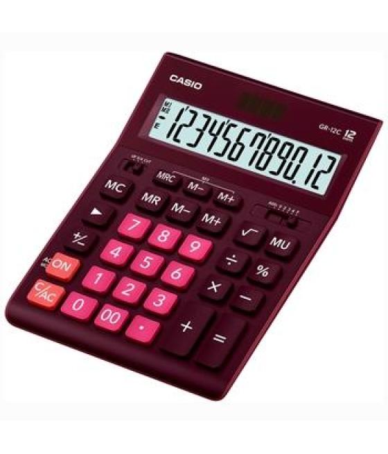 Casio calculadora de oficina sobremesa 12 dígitos morado