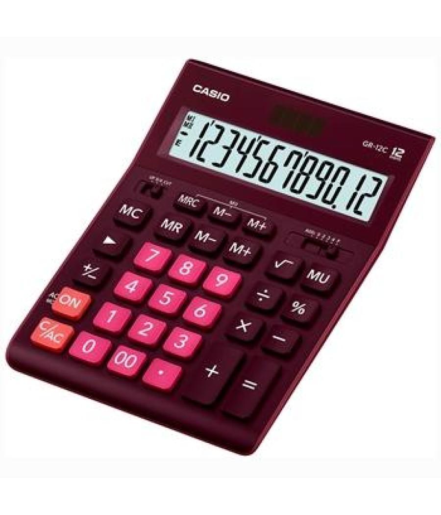 Casio calculadora de oficina sobremesa 12 dígitos morado