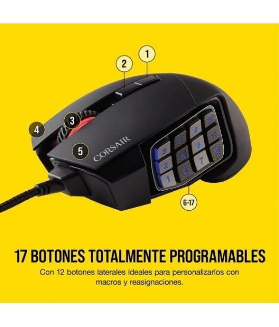 Raton corsair gaming scimitar elite wireless negro ch-9314311-eu