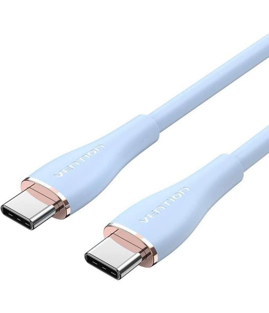 Cable usb 2.0 tipo-c vention tawsg/ usb tipo-c macho - usb tipo-c macho/ 1.5m/ azul