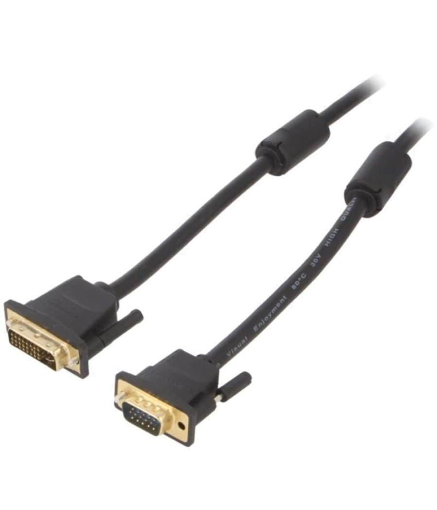 Cable conversor vention eacbi/ dvi macho - vga macho/ 3m/ negro