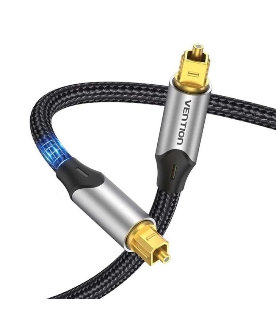 Cable de audio de fibra óptica vention bavhg/ 1.5m/ gris