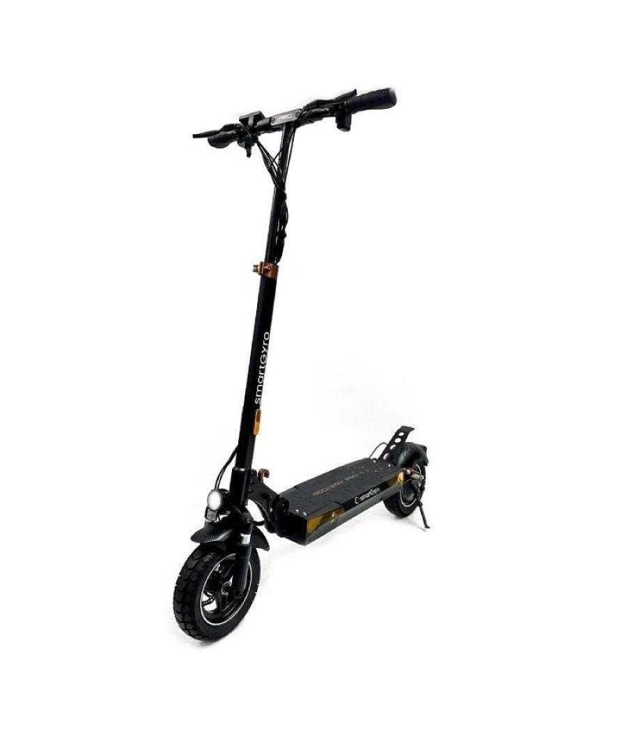 Patinete eléctrico smartgyro rockway pro certificado/ motor 1000w/ ruedas 10'/ 25km/h /autonomía 60km/ negro