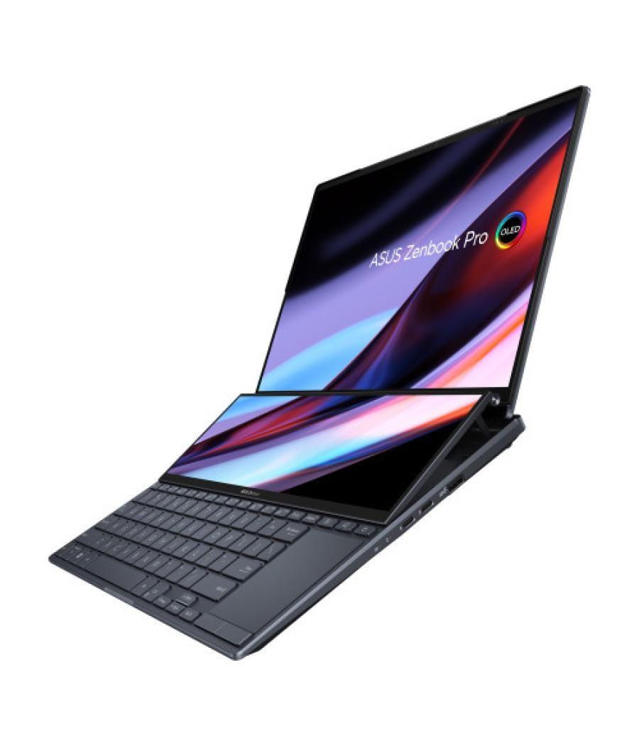Asus zenbook pro 14 duo oled ux8402vv-p1025w - ordenador portátil 14.5" wqxga+ (intel core i7-13700h, 16gb ram, 512gb ssd, nvidi