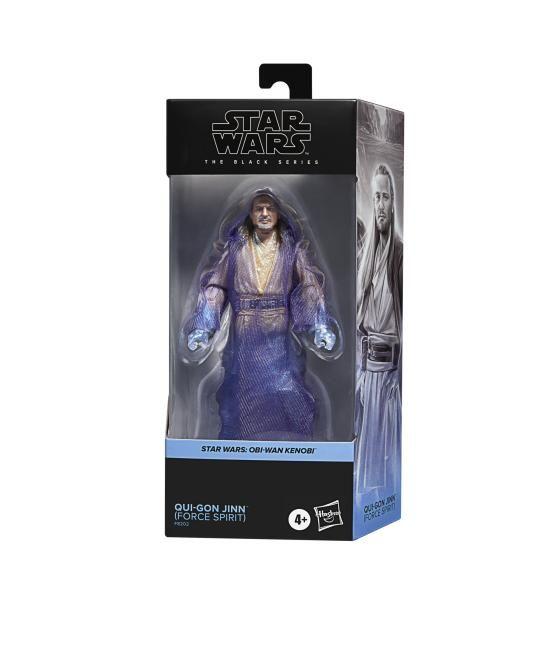 Figura hasbro star wars the black series obi - wan kenobi qui - gon jinn spirit