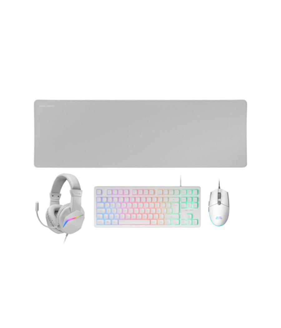 Kit combo pack mcprgb3 blanco mars gaming