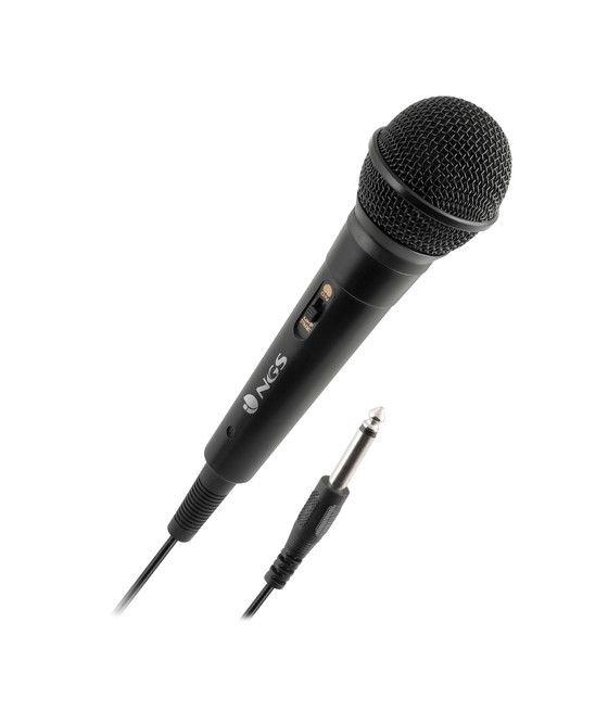 NGS Singer Fire Negro Micrófono para karaoke - Imagen 1