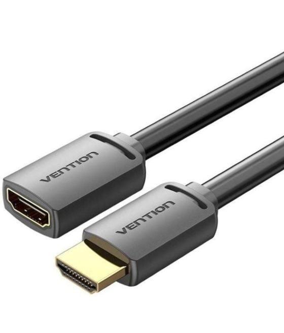 Cable alargador hdmi 4k vention ahcbj/ hdmi macho - hdmi hembra/ 5m/ negro