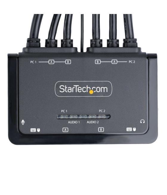 StarTech.com C2-DH46-UA2-CBL-KVM interruptor KVM Negro