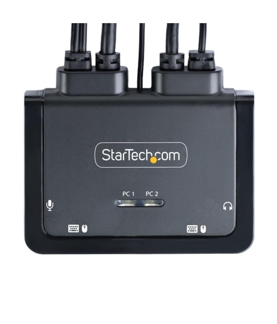 StarTech.com C2-H46-UAC-CBL-KVM interruptor KVM Negro