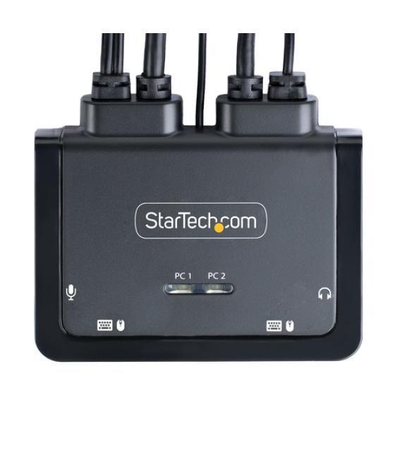StarTech.com C2-D46-UAC-CBL-KVM interruptor KVM Negro