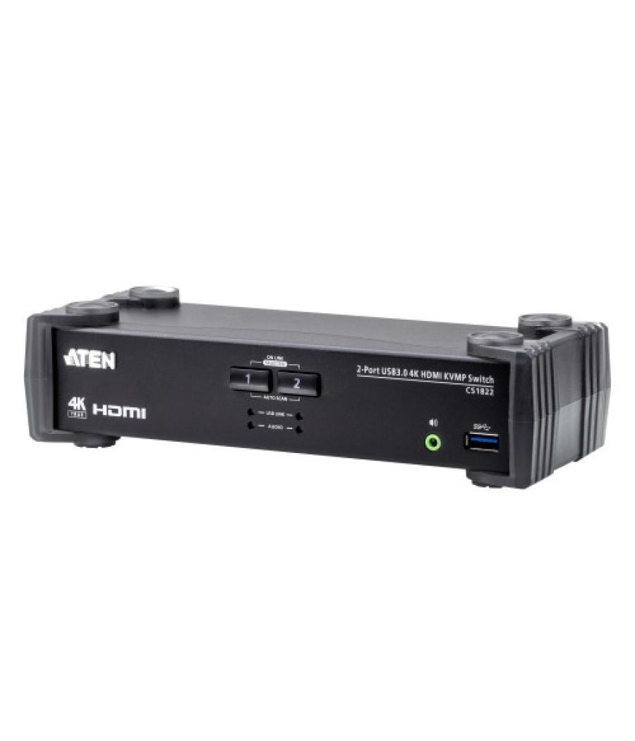 Aten cs1822-at-u interruptor kvm negro