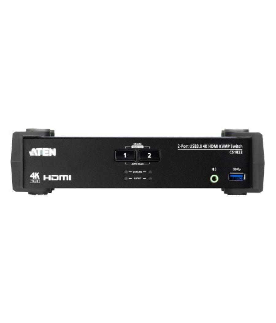 Aten cs1822-at-u interruptor kvm negro