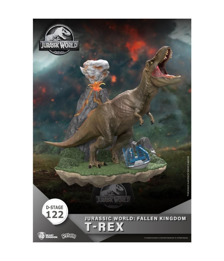 Figura beast kingdom dstage jurassic world el reino caido t - rex