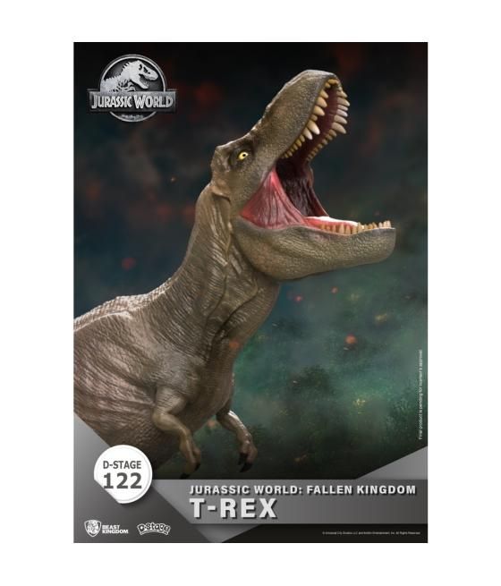 Figura beast kingdom dstage jurassic world el reino caido t - rex