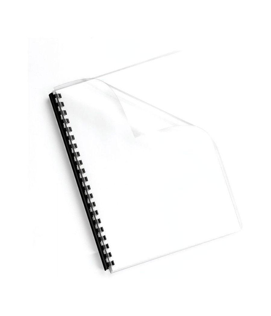 Portadas de Polipropileno Fellowes 54772/ A4/ 500 Micras/ 100 unidades/ Negras - Imagen 2