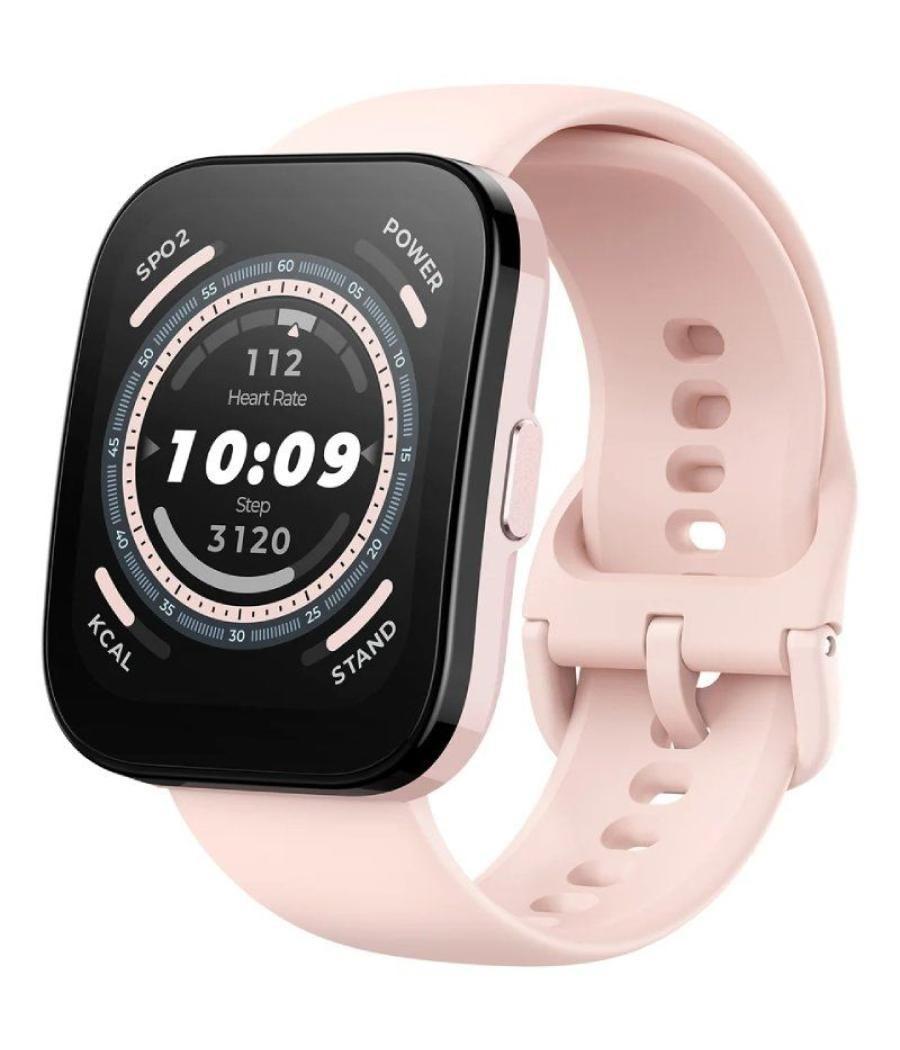 Smartwatch huami amazfit bip 5/ notificaciones/ frecuencia cardiaca/ gps/ rosa pastel