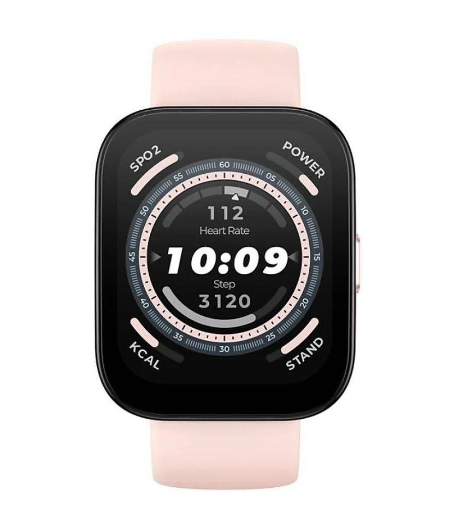 Smartwatch huami amazfit bip 5/ notificaciones/ frecuencia cardiaca/ gps/ rosa pastel