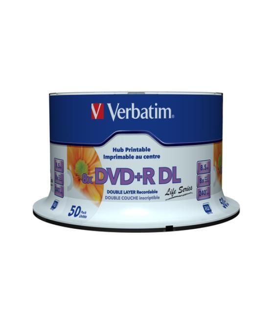 Verbatim 97693 DVD en blanco 8,5 GB DVD+R DL 50 pieza(s)