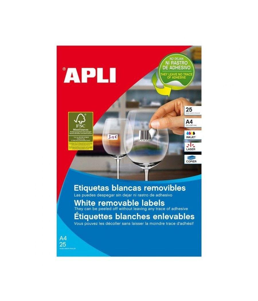 Etiquetas Adhesivas Apli 10199/ 35.6 x 16.9mm/ 25 Hojas - Imagen 1