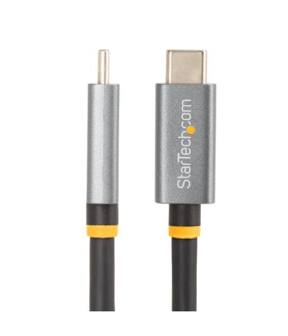 StarTech.com Cable de 1m USB4 - Cable USB-C Certificado por USB-IF - Cable USB Tipo C - 40Gbps - Power Delivery PD de 100W - 8K 