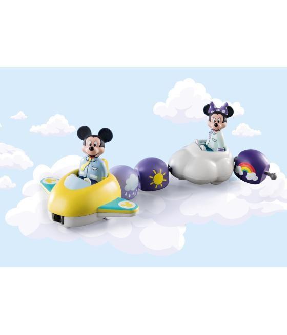 Playmobil 1.2.3 & disney mickey y minnie tren nube