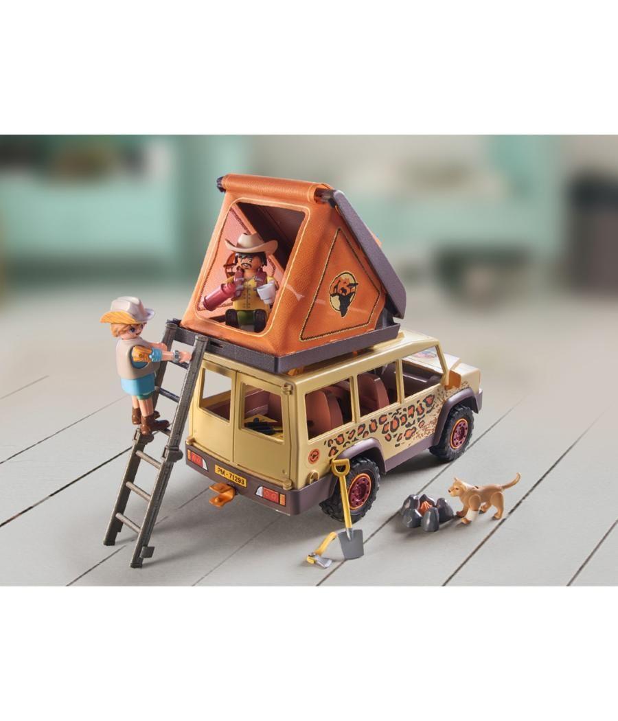 Playmobil wiltopia vehículo todoterreno con leones