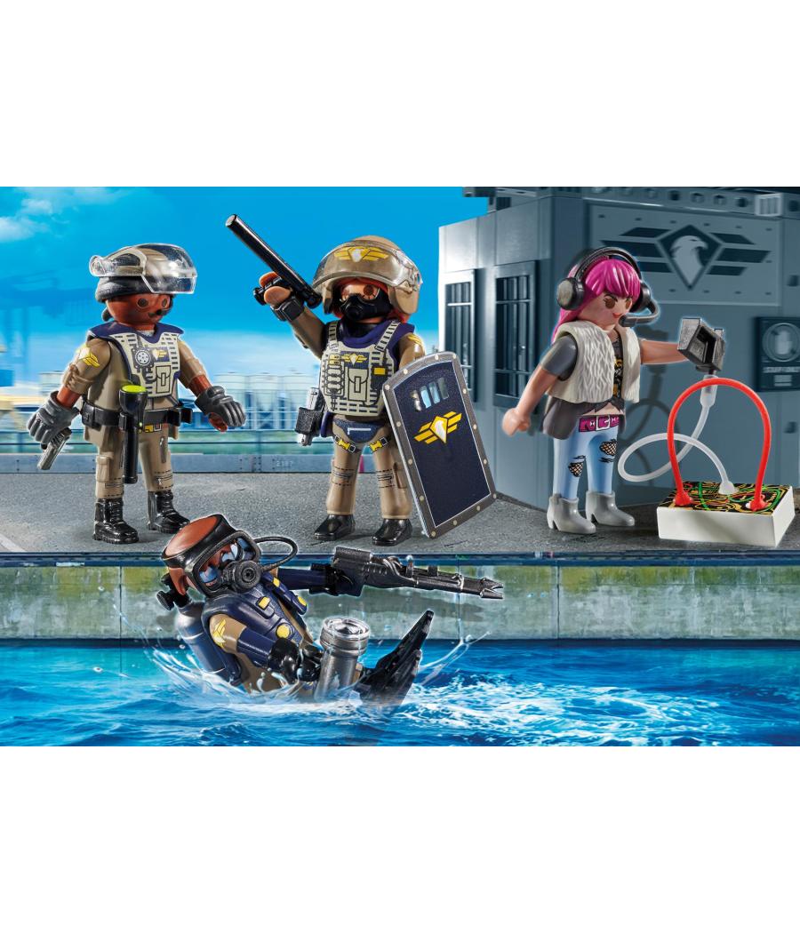 Playmobil fuerzas especiales set figuras