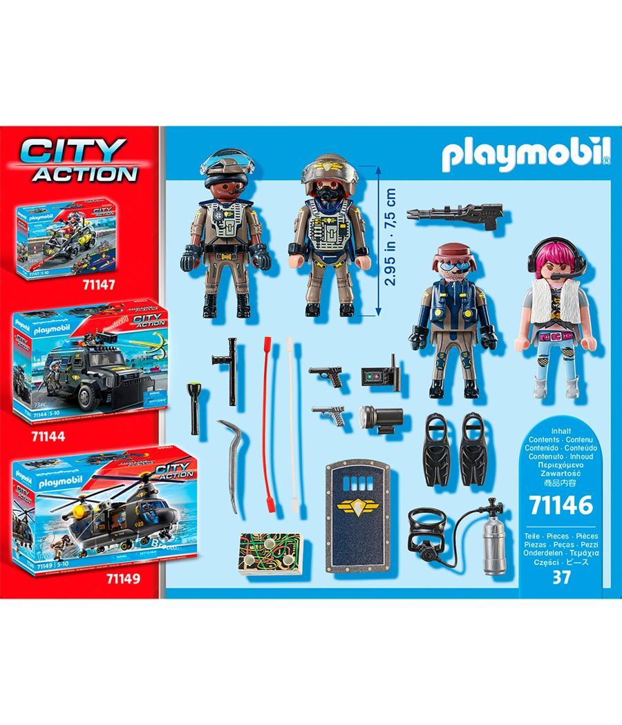 Playmobil fuerzas especiales set figuras