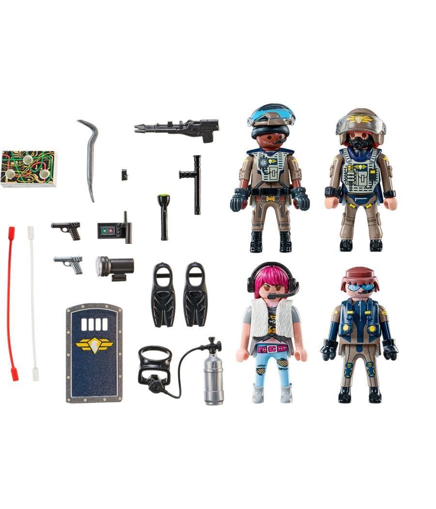 Playmobil fuerzas especiales set figuras