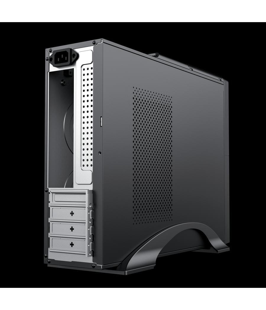 Caja de ordenador phoenix micro atx lite - s80 formato slim con usb 3.0 fuente 300w 80 plus