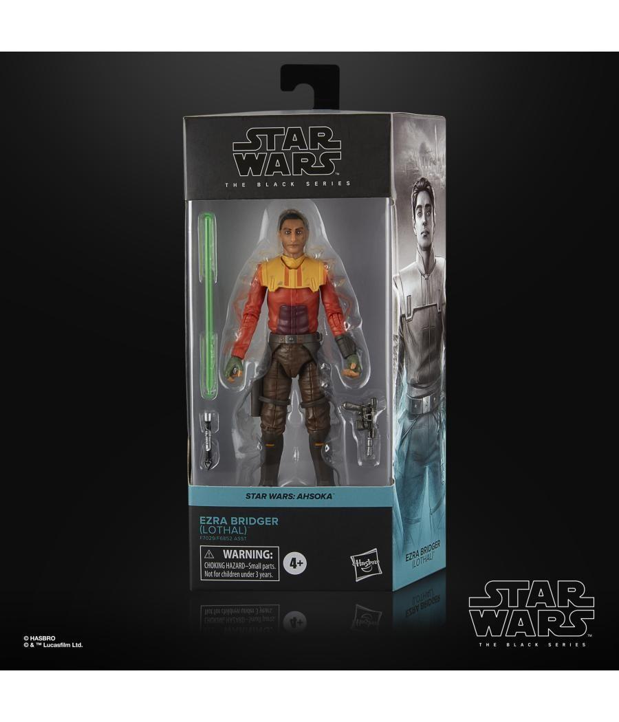 Figura hasbro star wars the black series ahsoka ezra bridger (lothal)