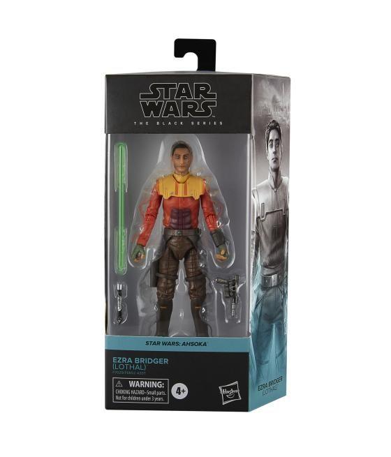 Figura hasbro star wars the black series ahsoka ezra bridger (lothal)