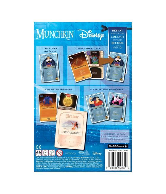 Juego de mesa munchkin disney edition edad recomendada 10 años (ingles)