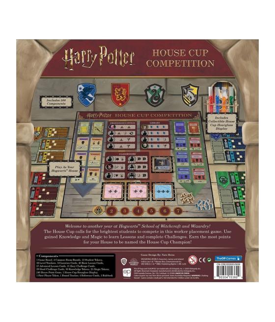 Juego de mesa harry potter house cup competition edad recomendada 11 años (ingles)