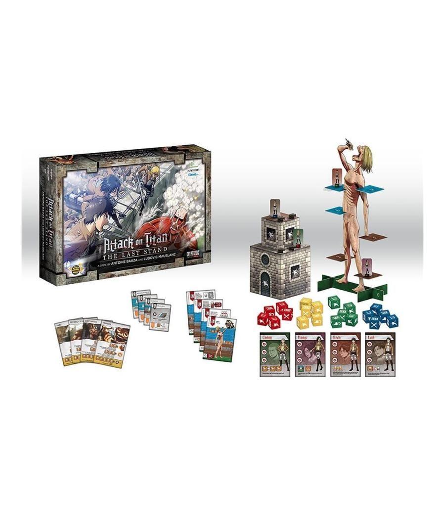 Juego de mesa attack on titan the last stand edad recomendada 14 años (ingles)