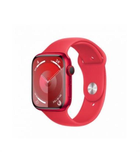 Watch series 9 gps 45mm (product)red aluminium case with (product)red sport band - m/l