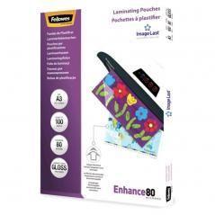 Fundas para Plastificar Fellowes 5306207/ A3/ 80 Micras/ 100 unidades - Imagen 1
