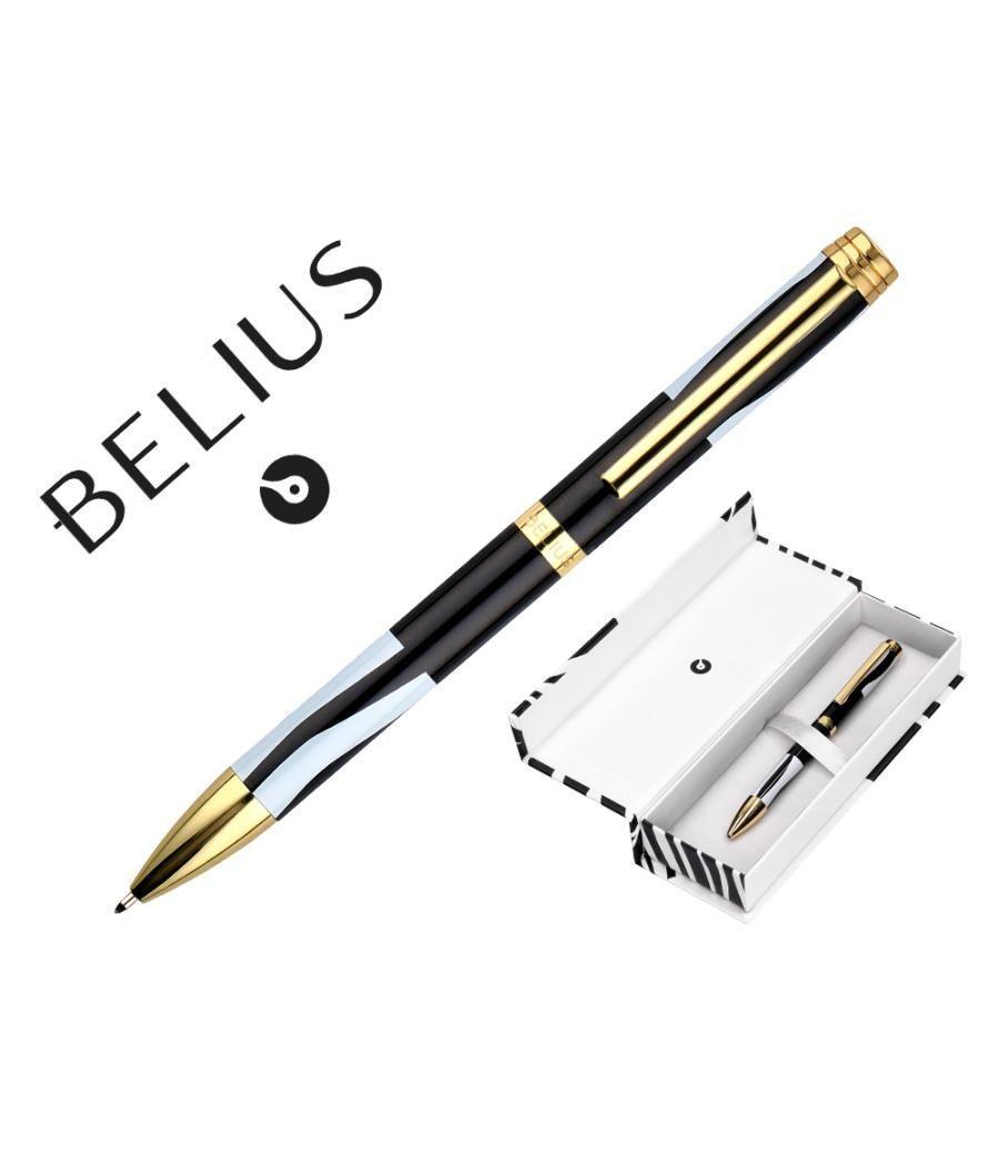 Roller belius dualita cuerpo negro color blanco tinta negra caja de diseño