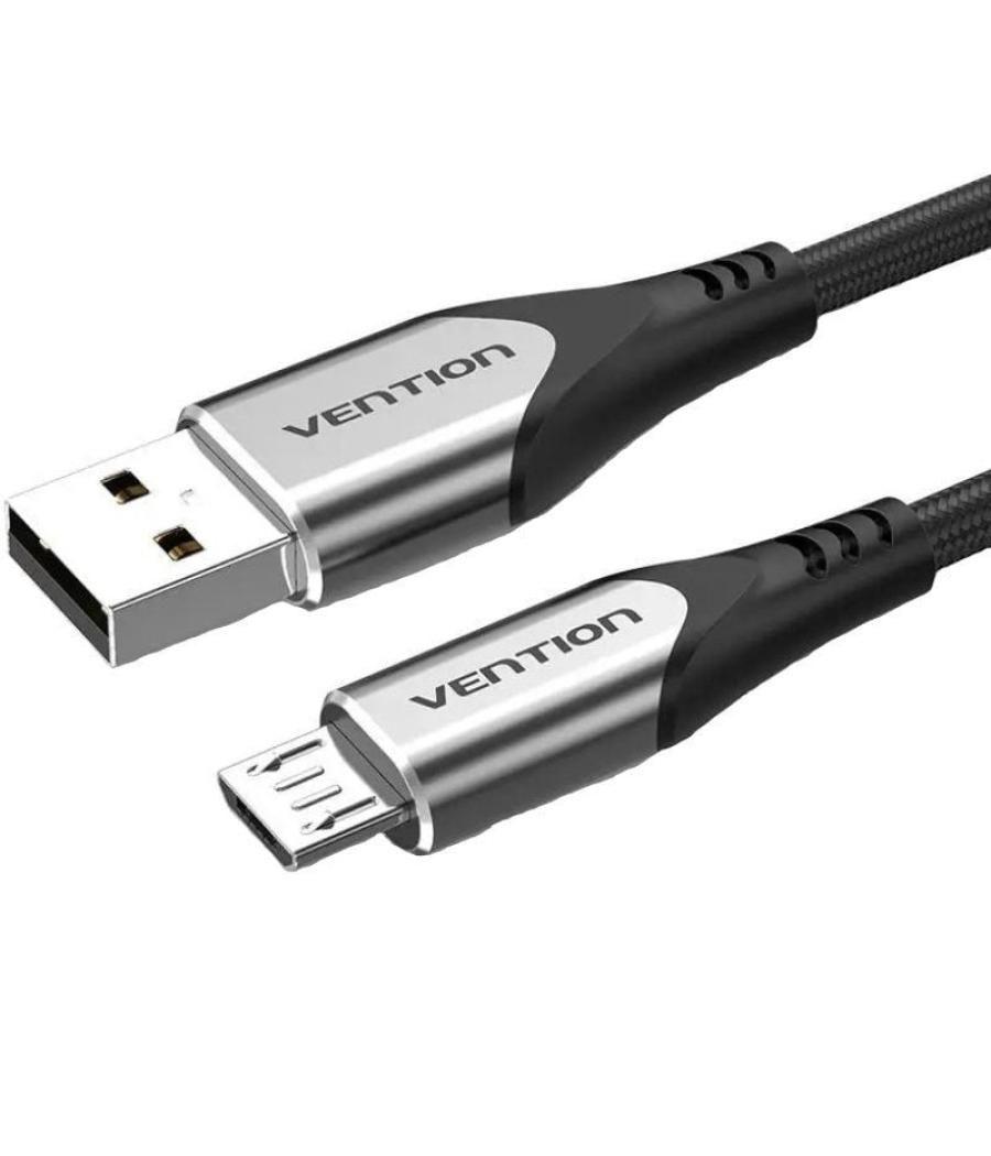 Cable usb 2.0 vention coahg/ usb macho - microusb macho/ 1.5m/ gris