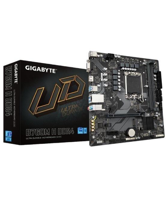 Placa base gigabyte b760m h ddr4 socket 1700/ micro atx