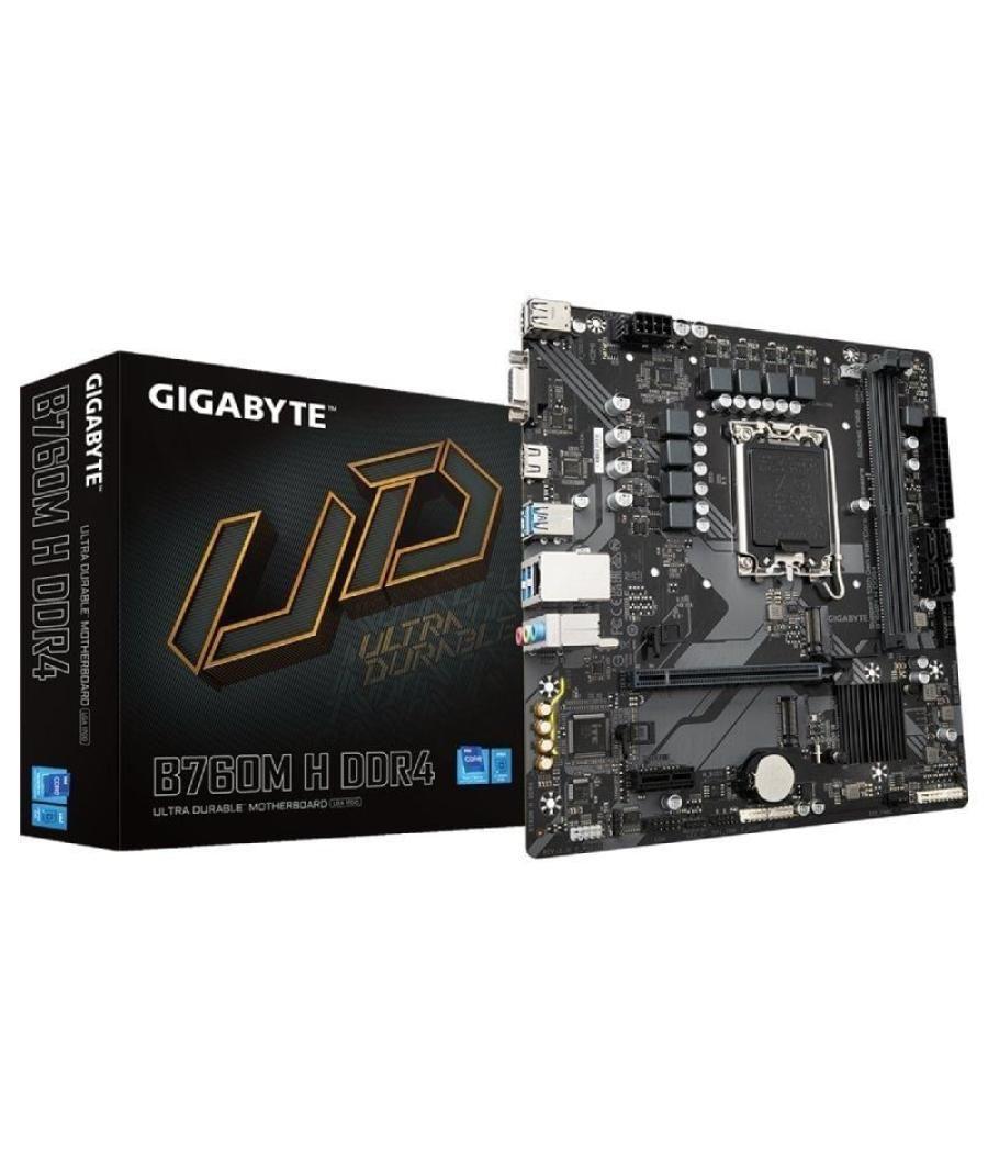 Placa base gigabyte b760m h ddr4 socket 1700/ micro atx