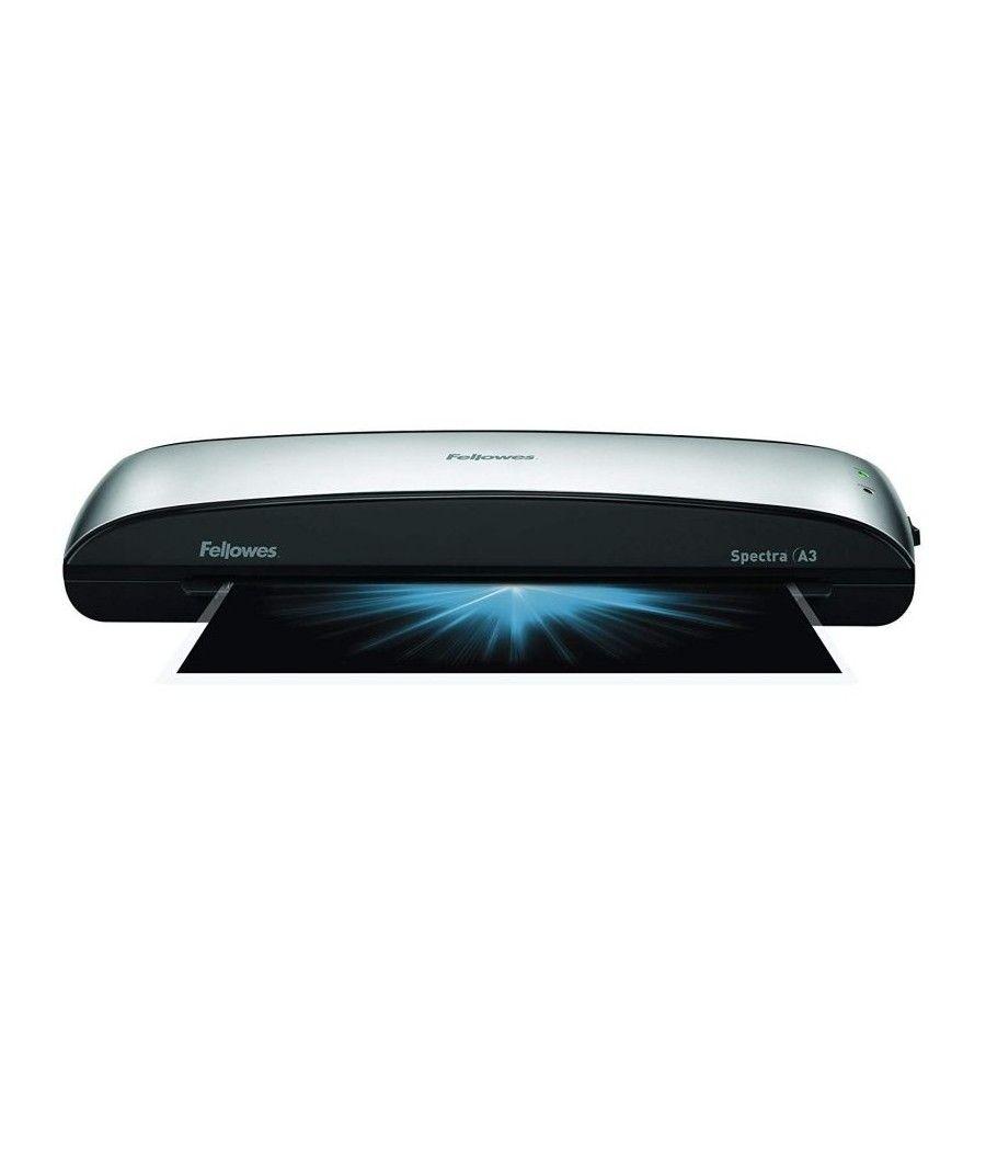 Plastificadora Fellowes Spectra A3/ hasta A3 y 125 Micras/ Gris y Negra - Imagen 2