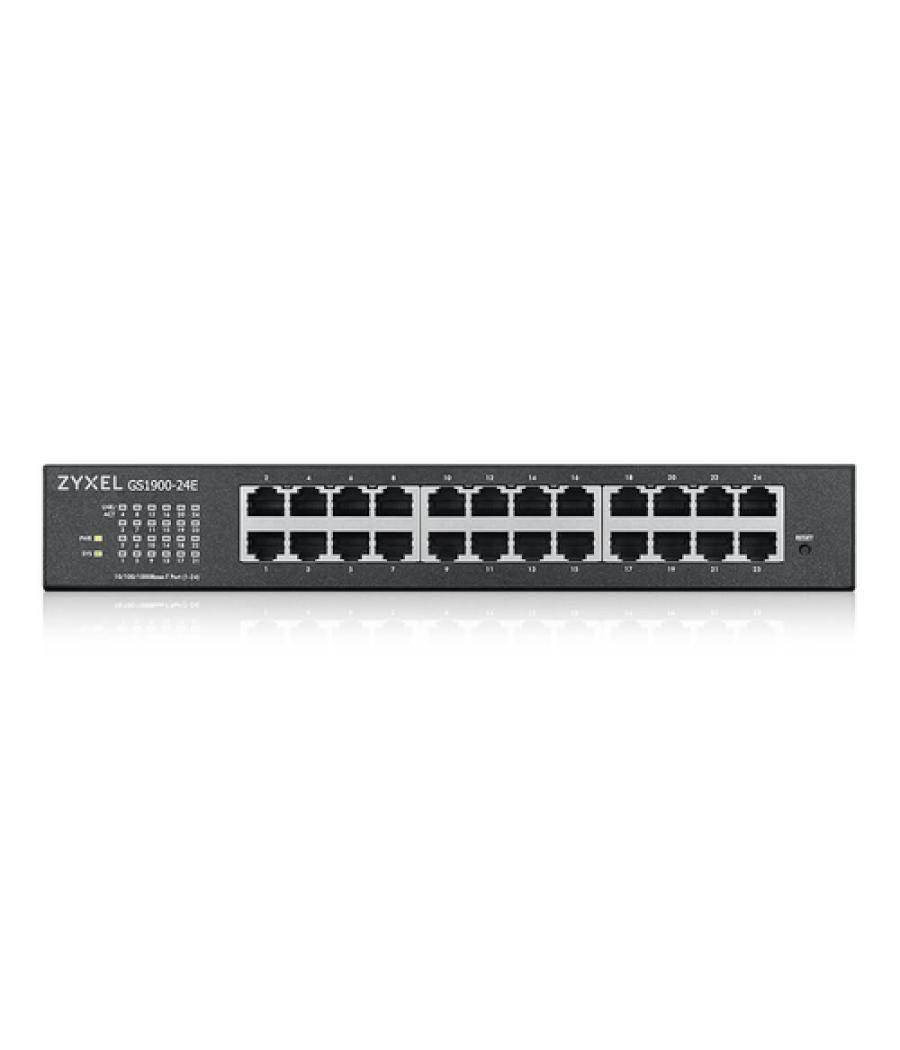 Zyxel GS1900-24E-EU0103F switch Gestionado L2 Gigabit Ethernet (10/100/1000) 1U Negro