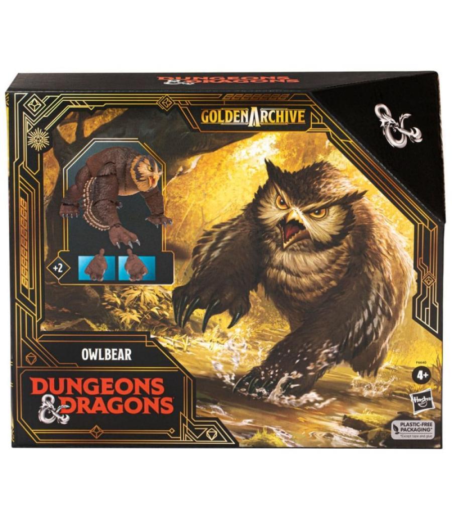 Figura hasbro dicelings dungeons & dragons golden archive owlbear