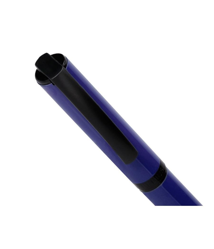 Roller belius turbo aluminio color azul y negro tinta azul caja de diseño