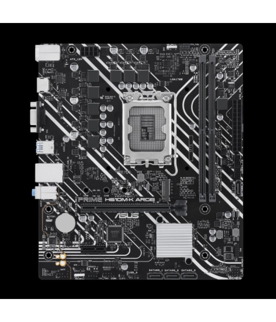 Asus prime h610m-k argb intel h610 lga 1700 micro atx