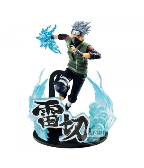 Figura banpresto naruto shippuden vibration stars kakashi hatake special version 21cm