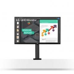 Monitor profesional lg ultrafine 27qn880-b 27'/ qhd/ multimedia/ negro