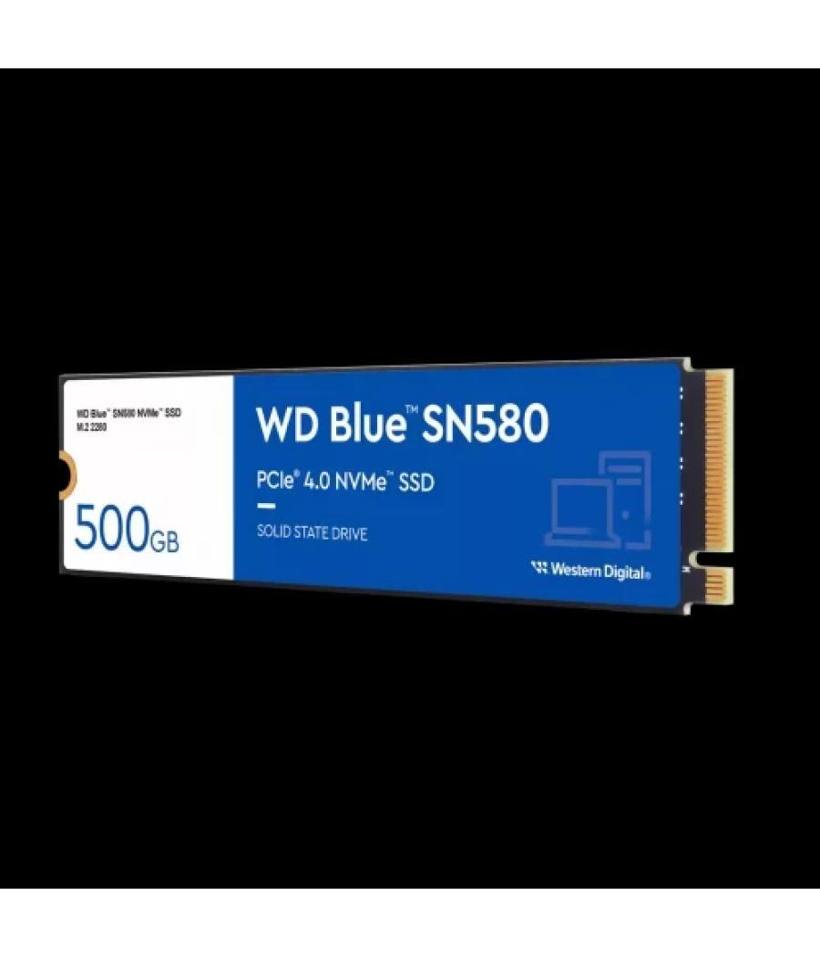Western digital blue sn580 m.2 500 gb pci express 4.0 tlc nvme